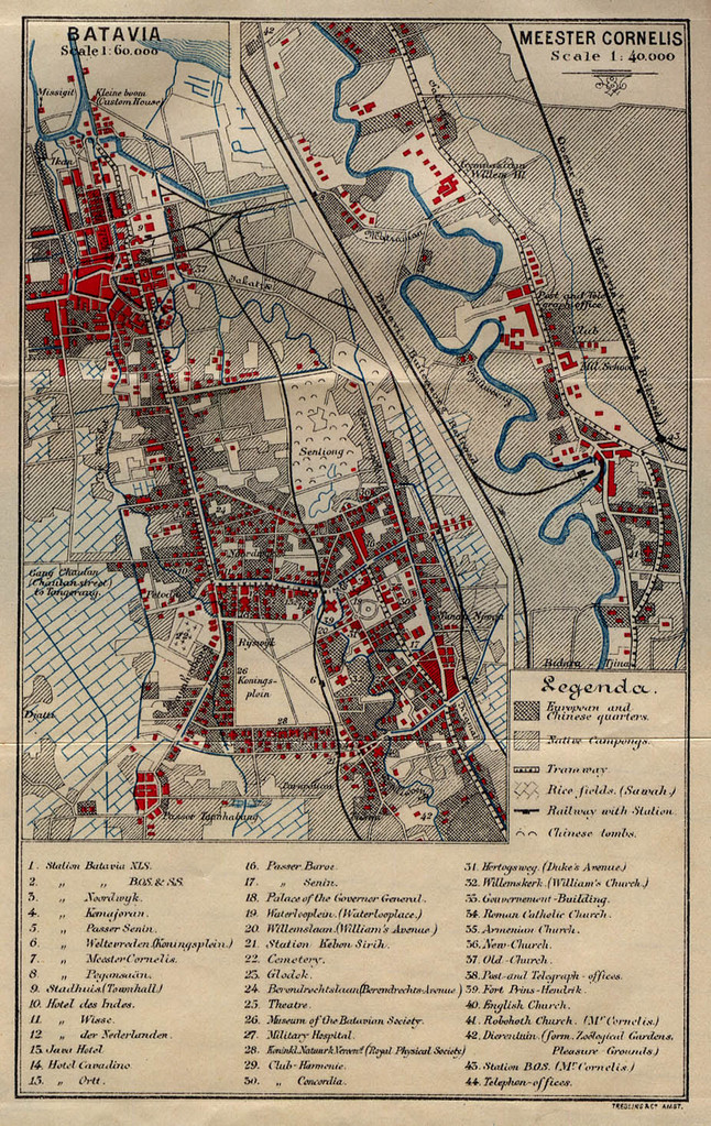 Peta Batavia 1897